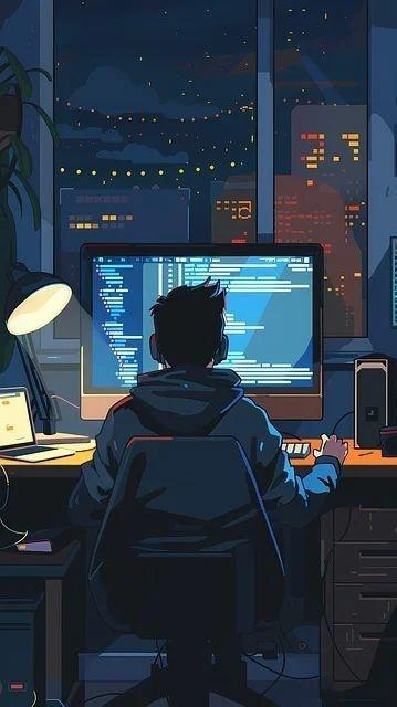 Mobile app development process showing collaborative team environment